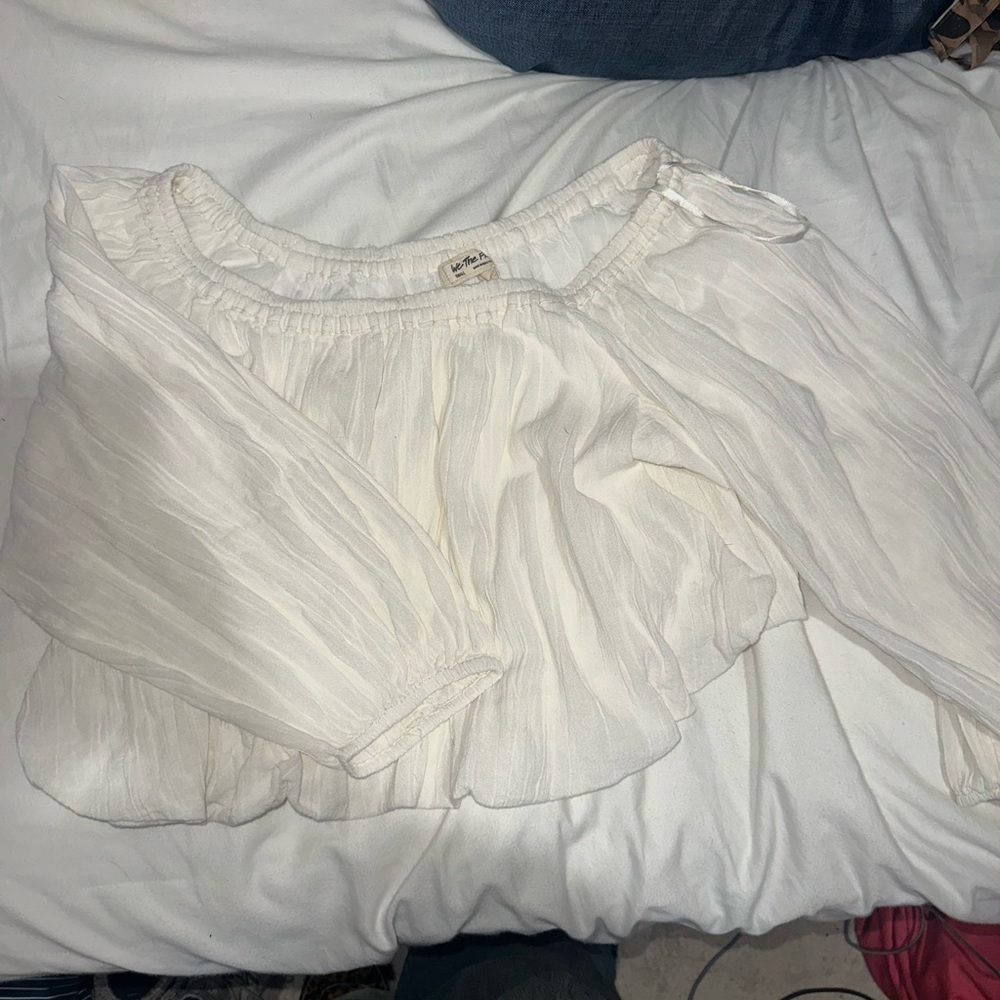 We The Free Cream Blouse